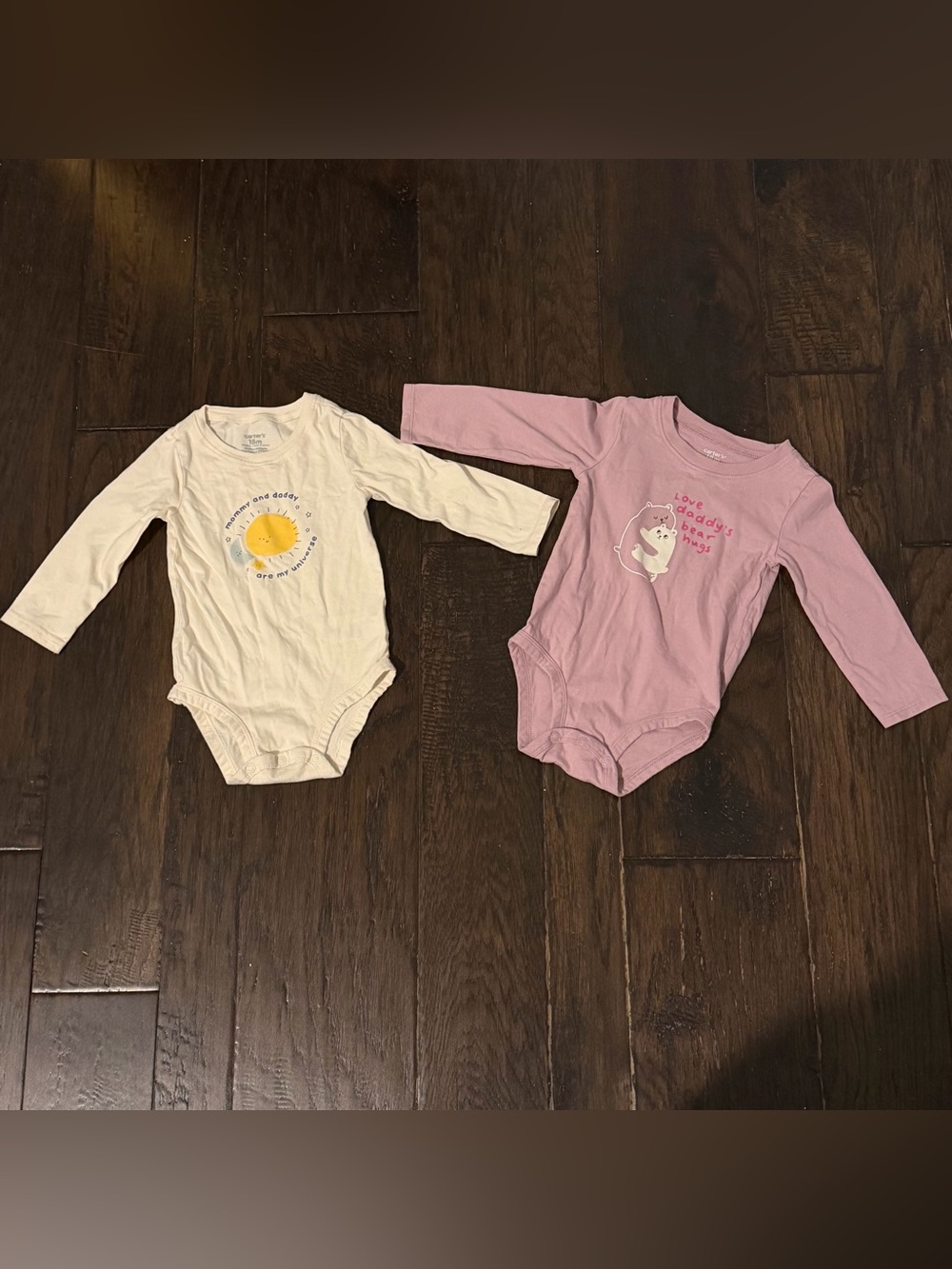 Carter’s long sleeve bodysuit bundle baby